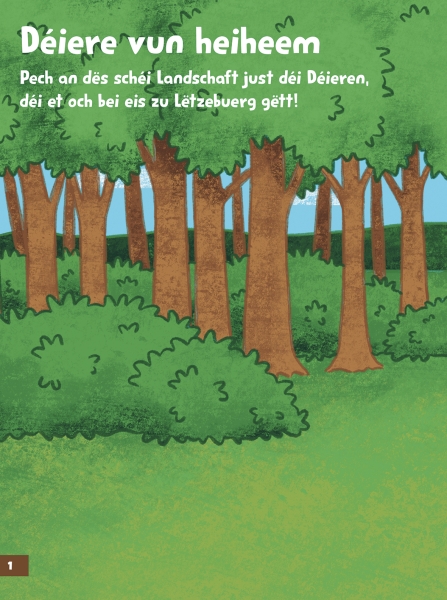 Mäi Stickerheft DEIEREN, ZIFFEREN A SAACHEN